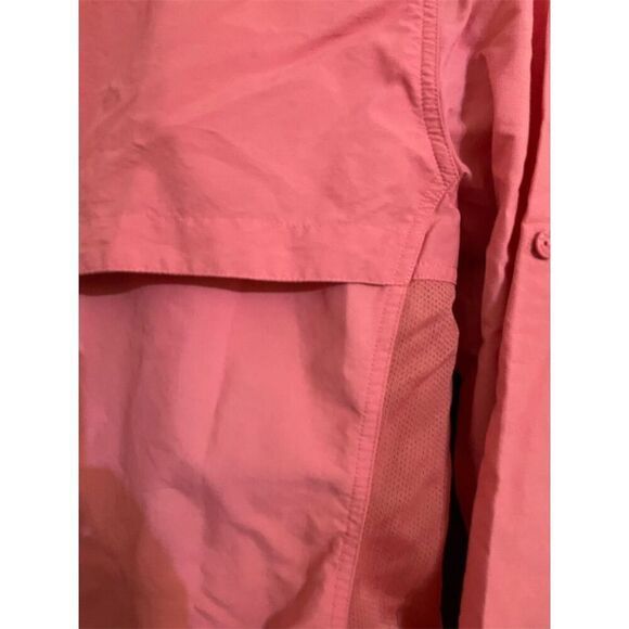 LL Bean Women's Pink Button-Up Vented Shirt Size M Casual Spring - Picture 6 of 6